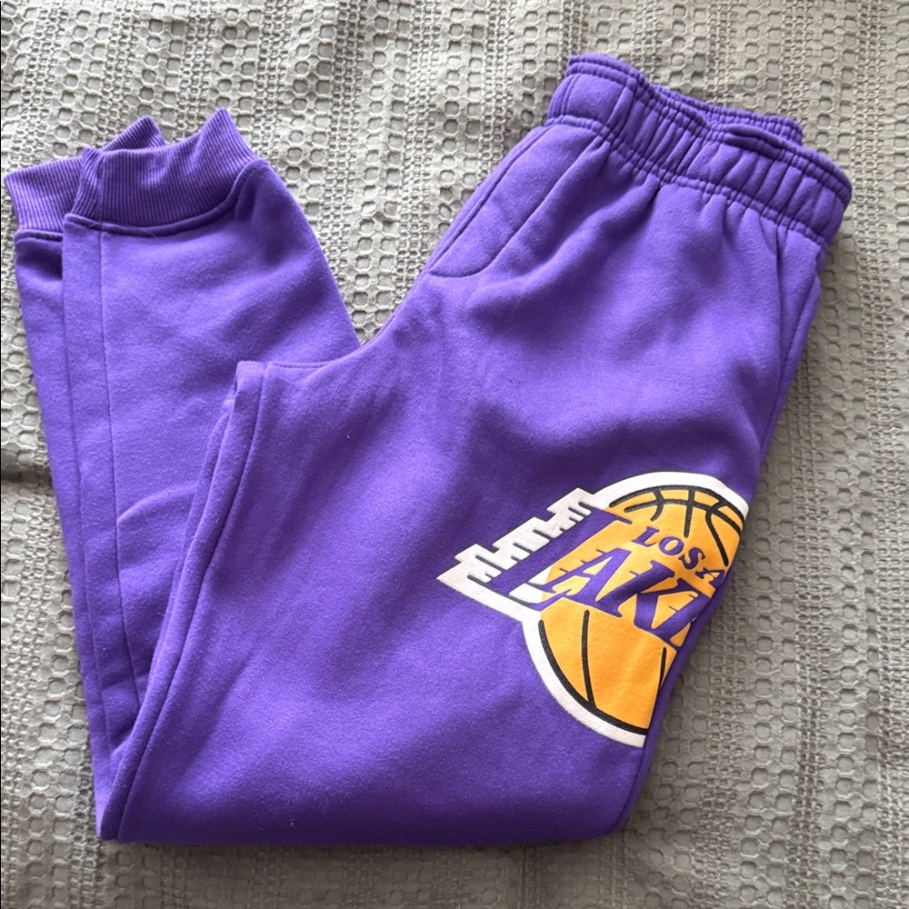 NBA Kids Purple Los Angeles Lakers Sweatpants